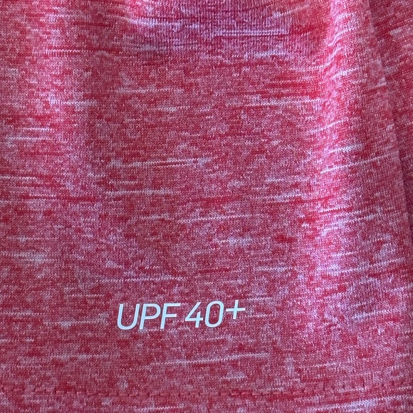 Nike Heathered Red Rash Guard - Picture 3 of 4